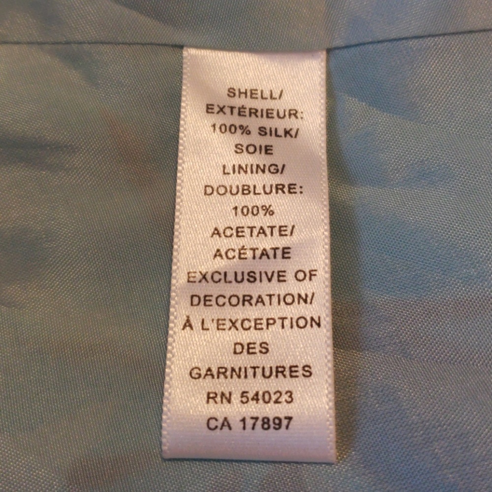 Midi silk A line skirt camo style pattern size 6 petite - Picture 4 of 5